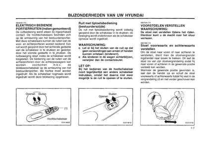 1996-1997 Hyundai Lantra Owner's Manual | Dutch