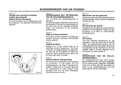 1996-1997 Hyundai Lantra Owner's Manual | Dutch