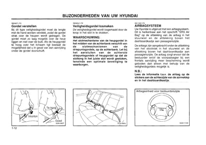 1996-1997 Hyundai Lantra Owner's Manual | Dutch