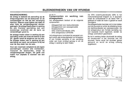 1996-1997 Hyundai Lantra Owner's Manual | Dutch