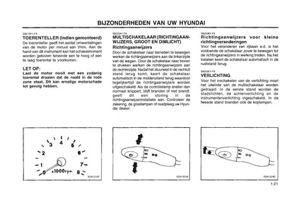 1996-1997 Hyundai Lantra Owner's Manual | Dutch