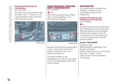 2017-2018 Fiat Tipo Owner's Manual | German