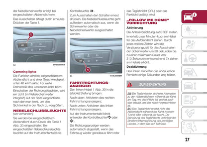 2017-2018 Fiat Tipo Owner's Manual | German