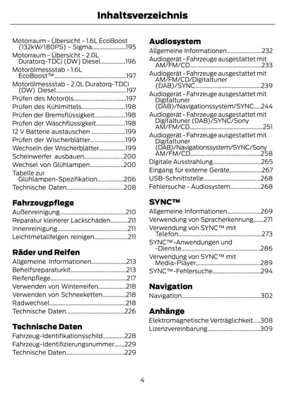 2012-2014 Ford Kuga Bedienungsanleitung | Deutsch