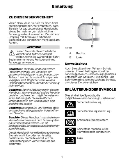 2012-2014 Ford Kuga Bedienungsanleitung | Deutsch