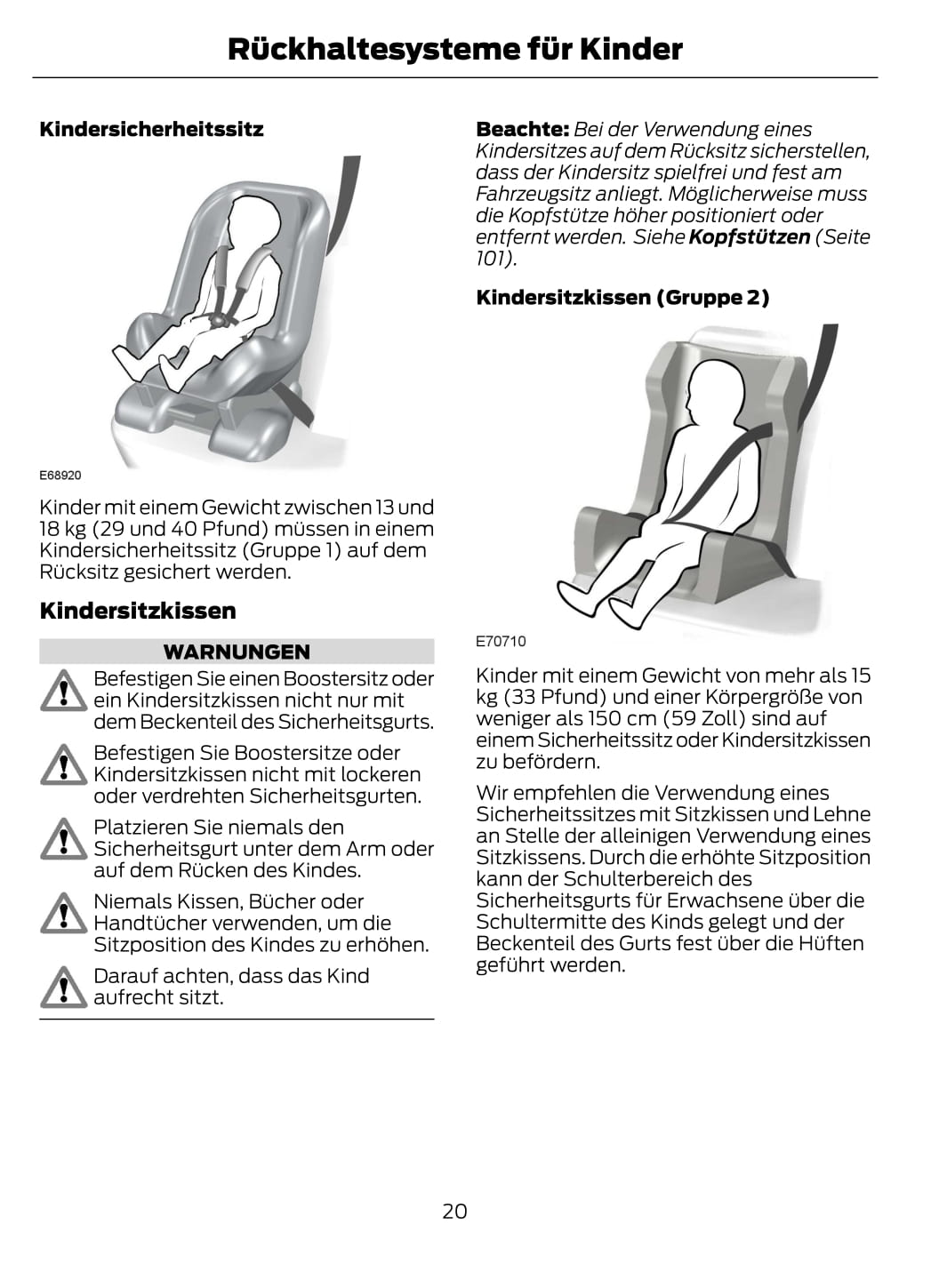 2012-2014 Ford Kuga Bedienungsanleitung | Deutsch