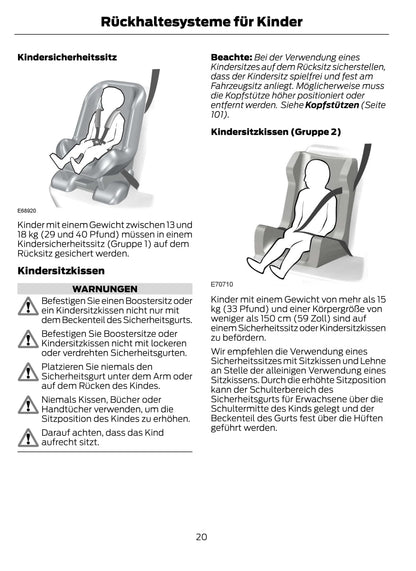 2012-2014 Ford Kuga Bedienungsanleitung | Deutsch