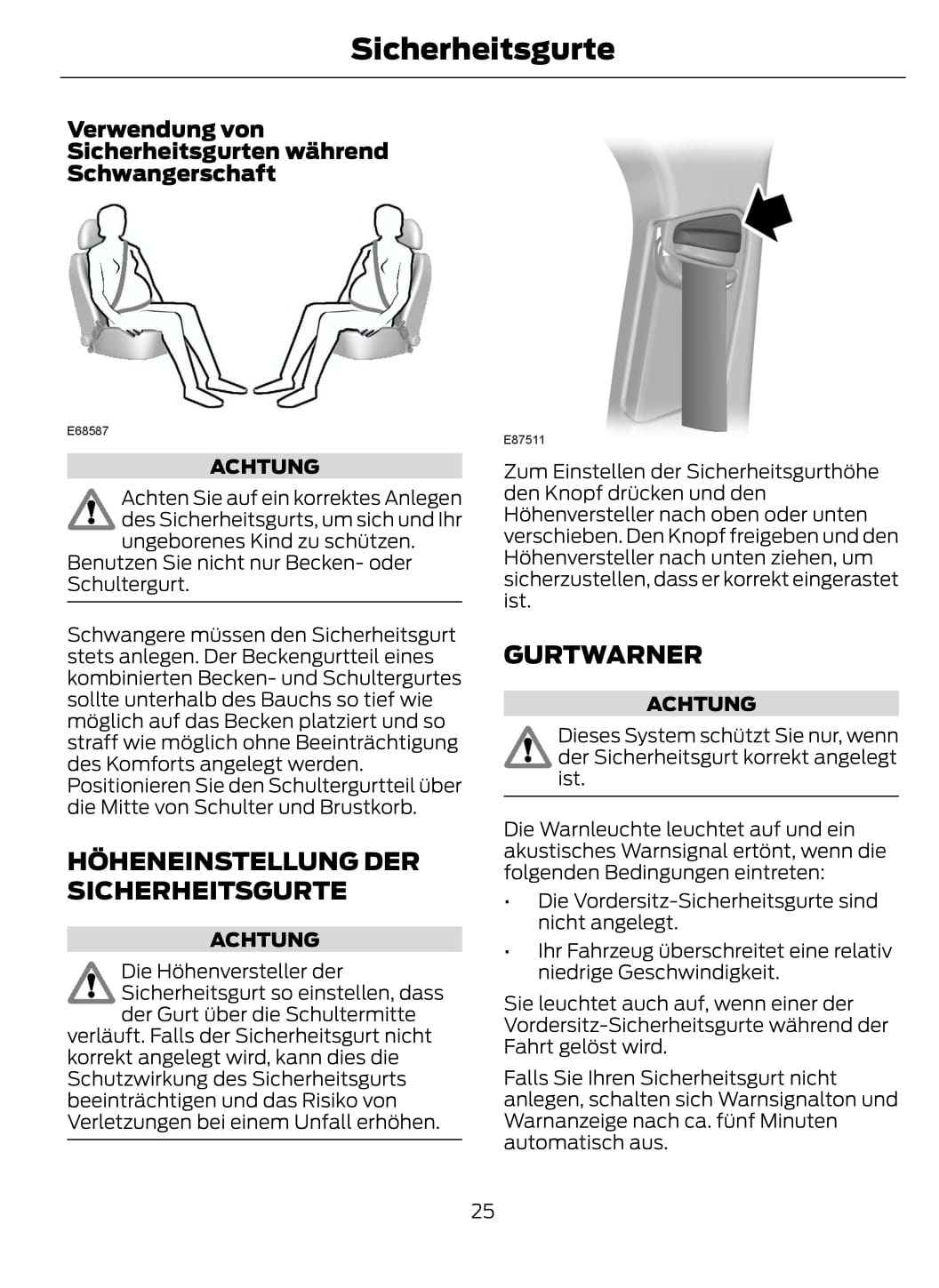 2012-2014 Ford Kuga Bedienungsanleitung | Deutsch