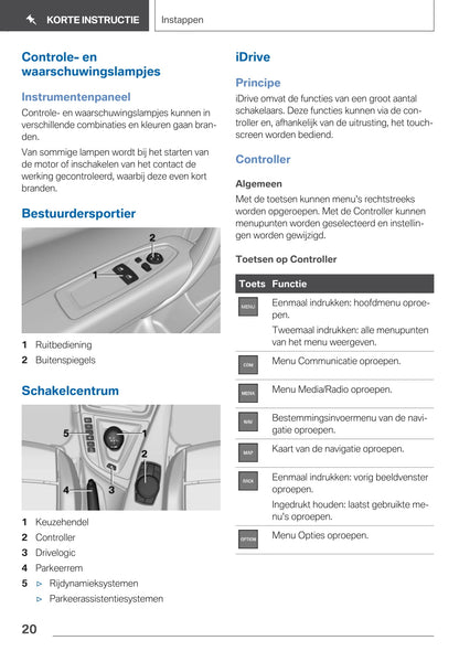 2019 BMW M2/M2 Competition Owner's Manual | Dutch