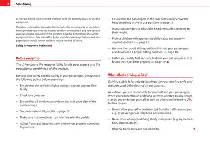 2004-2009 Seat Altea Manuel du propriétaire | Anglais