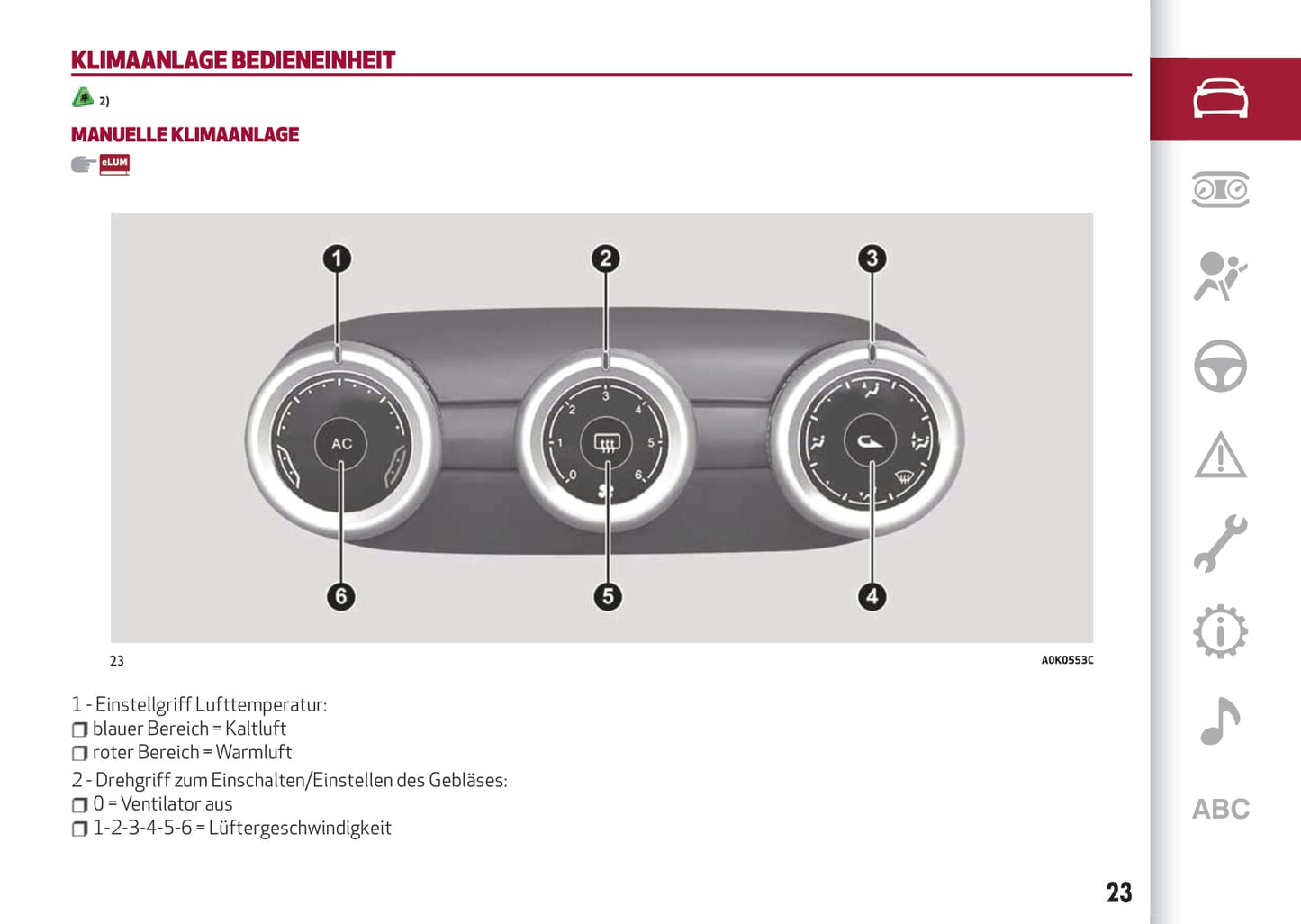 2014-2016 Alfa Romeo Giulietta Owner's Manual | German