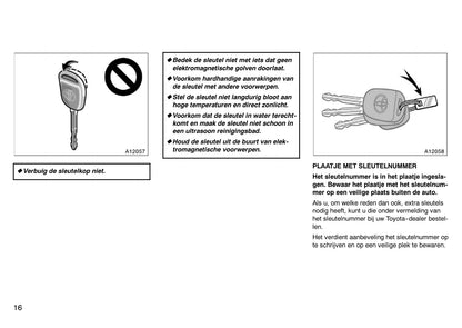 2000-2001 Toyota Land Cruiser 90 Owner's Manual | Dutch