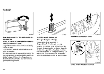 2000-2001 Toyota Land Cruiser 90 Owner's Manual | Dutch