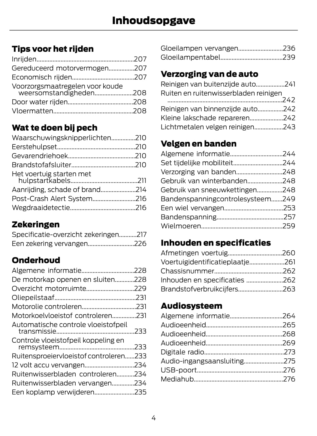 2014-2015 Ford Mondeo Hybrid Gebruikershandleiding | Nederlands