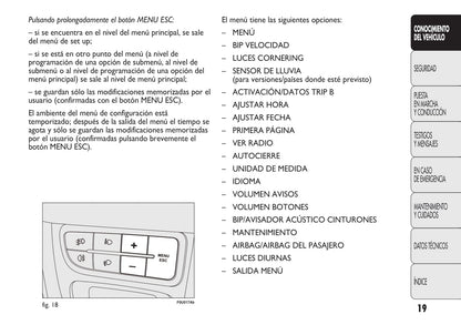 2010-2014 Abarth Punto Bedienungsanleitung | Spanisch