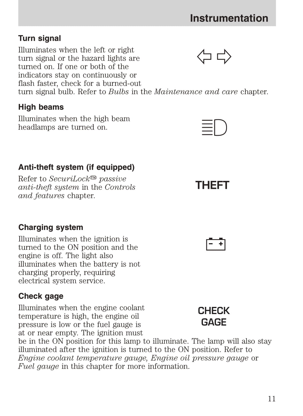 2001 Ford Explorer Owner's Manual | English