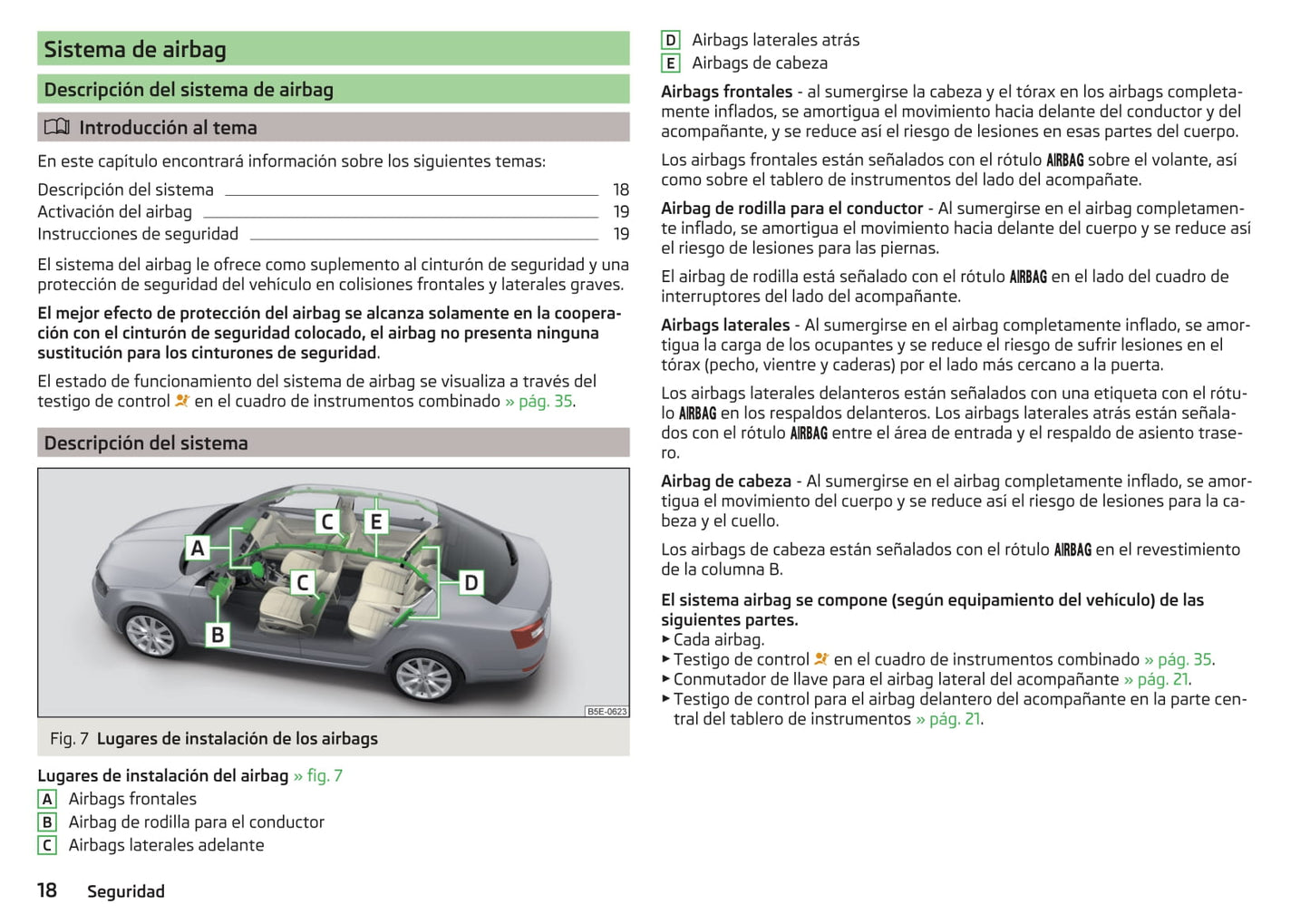 2013-2017 Skoda Octavia Bedienungsanleitung | Spanisch