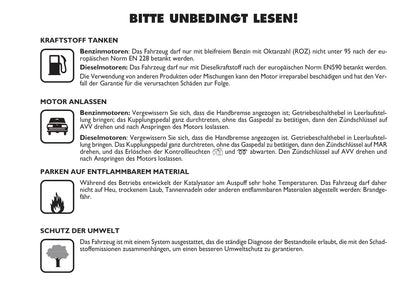 2007-2008 Fiat Grande Punto Bedienungsanleitung | Deutsch