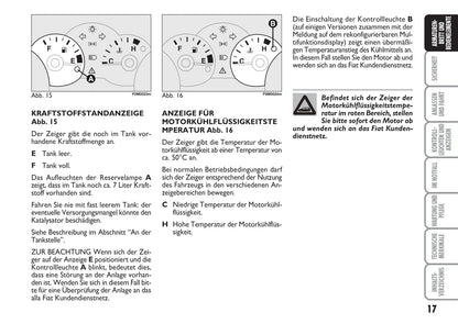 2007-2008 Fiat Grande Punto Bedienungsanleitung | Deutsch