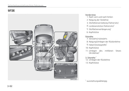 2016-2019 Kia Carens Manuel du propriétaire | Allemand