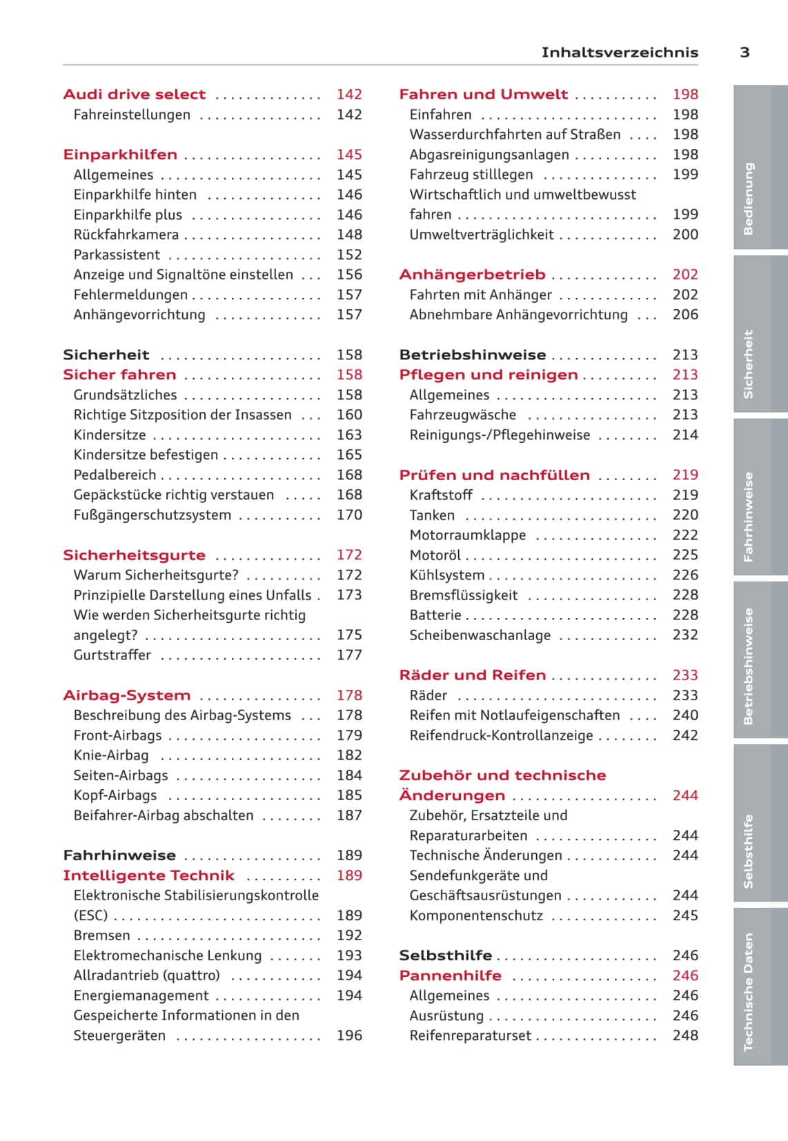 2013-2016 Audi A3/S3 Gebruikershandleiding | Duits