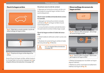 2015-2019 Seat Alhambra Manuel du propriétaire | Français