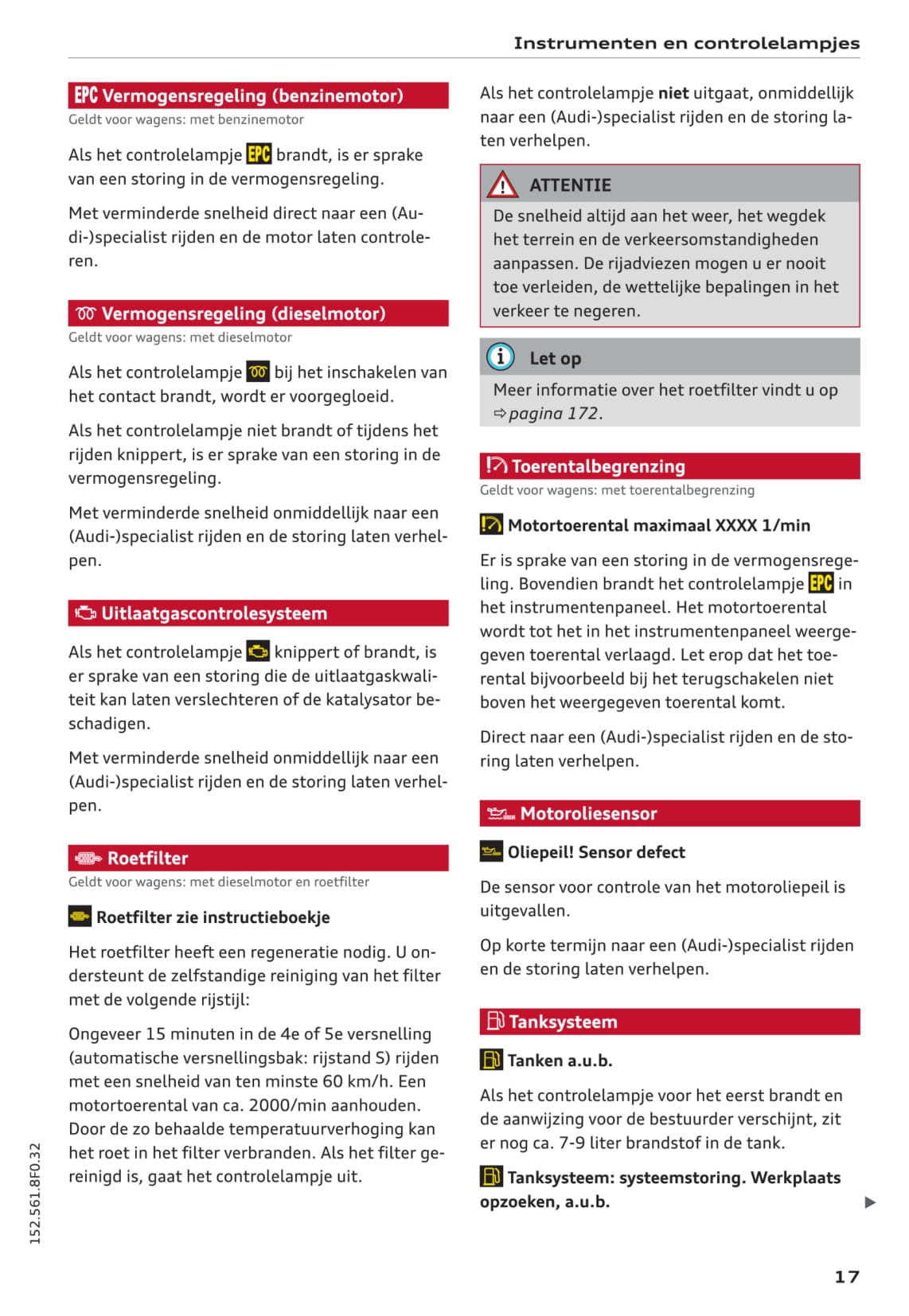 2011-2017 Audi A5/S5 Bedienungsanleitung | Niederländisch