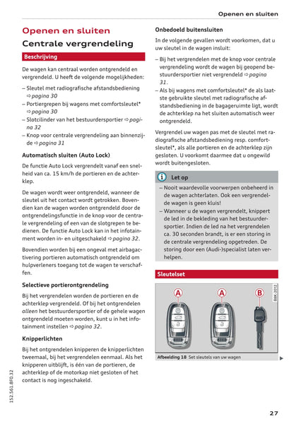 2011-2017 Audi A5/S5 Bedienungsanleitung | Niederländisch