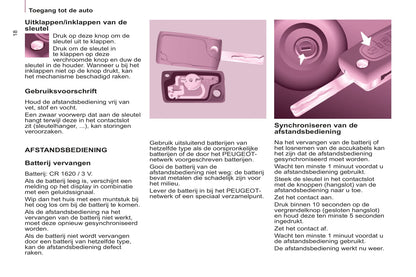 2012-2015 Peugeot Partner/Partner Electric Gebruikershandleiding | Nederlands