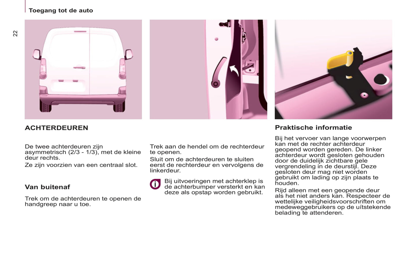 2012-2015 Peugeot Partner/Partner Electric Gebruikershandleiding | Nederlands