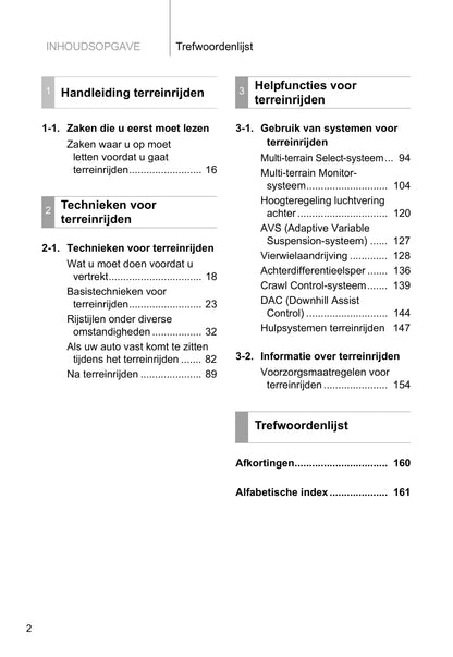 2011-2012 Toyota Land Cruiser Owner's Manual | Dutch