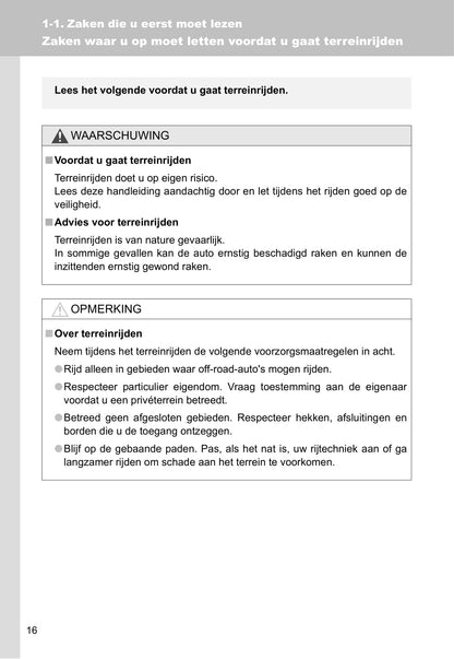 2011-2012 Toyota Land Cruiser Owner's Manual | Dutch