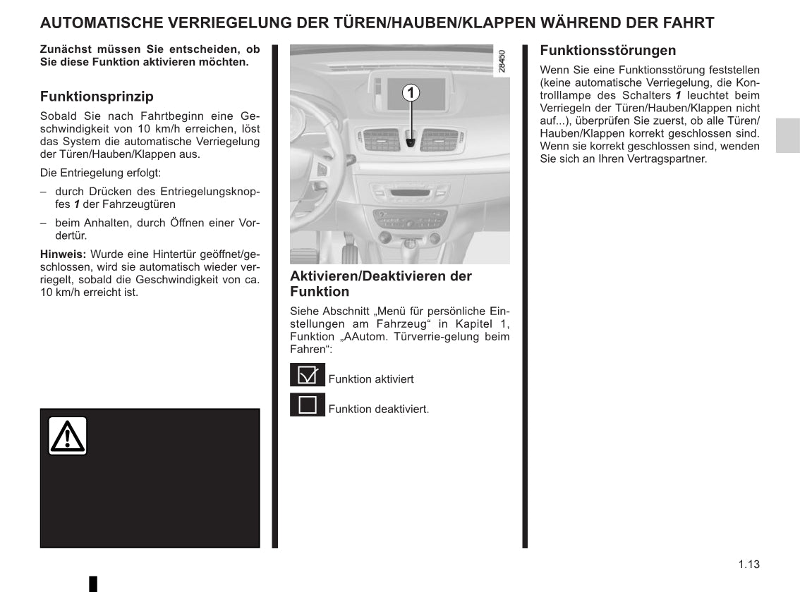 2015-2016 Renault Mégane Bedienungsanleitung | Deutsch