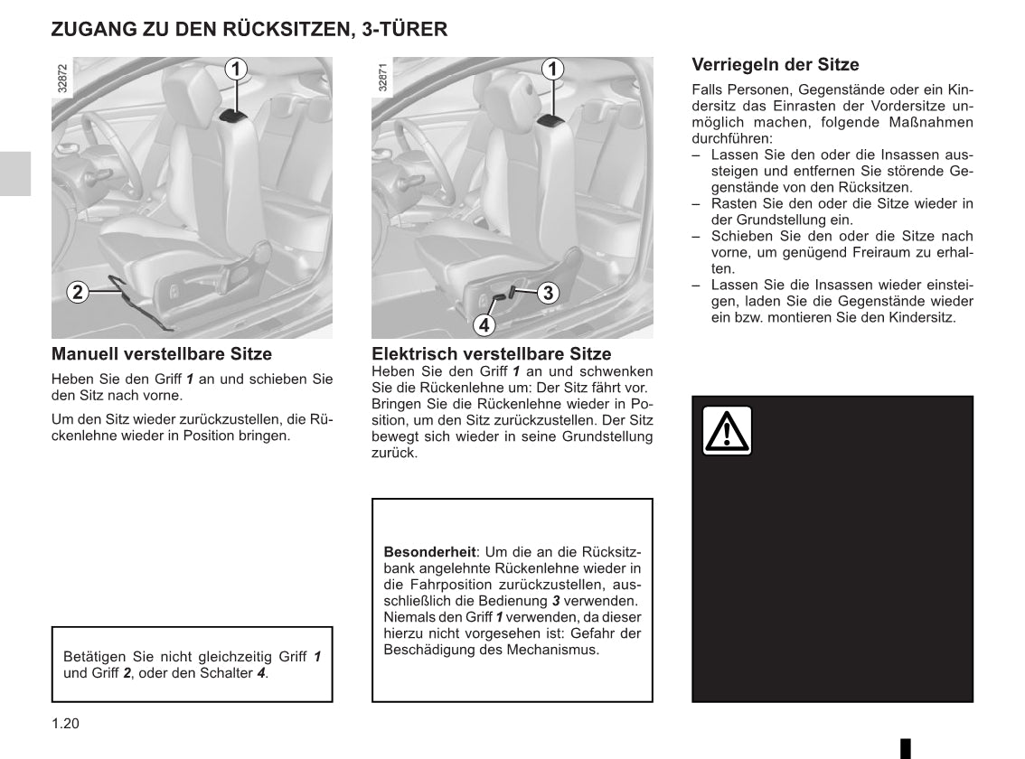 2015-2016 Renault Mégane Bedienungsanleitung | Deutsch