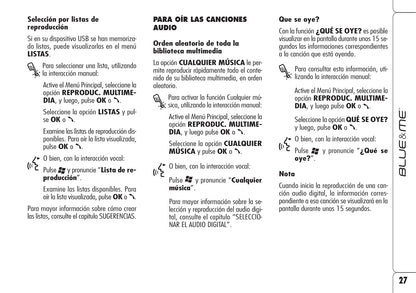 Alfa Romeo Blue&Me Instrucciones 2008 - 2011