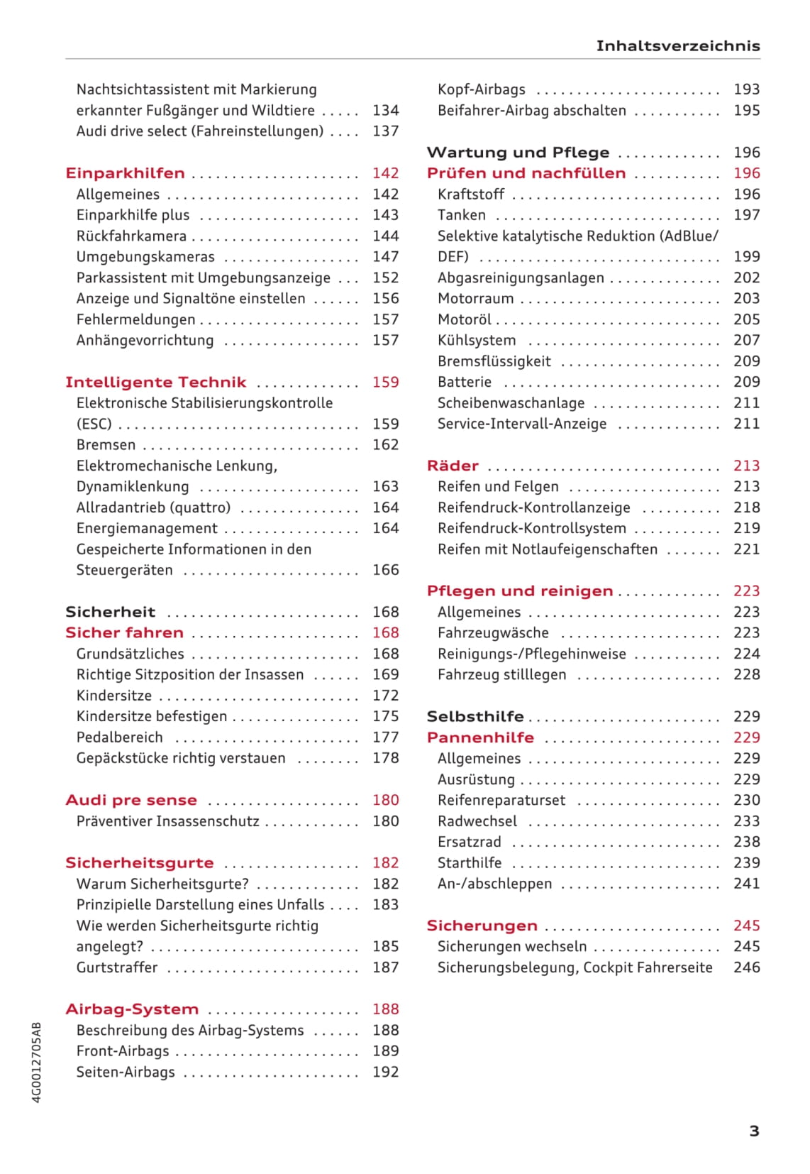 2014-2018 Audi A6 Gebruikershandleiding | Duits