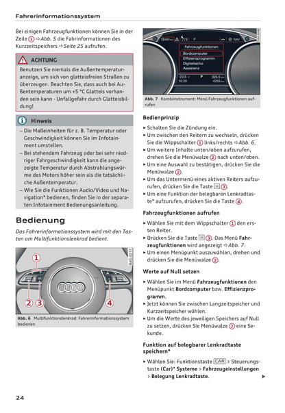 2014-2018 Audi A6 Gebruikershandleiding | Duits