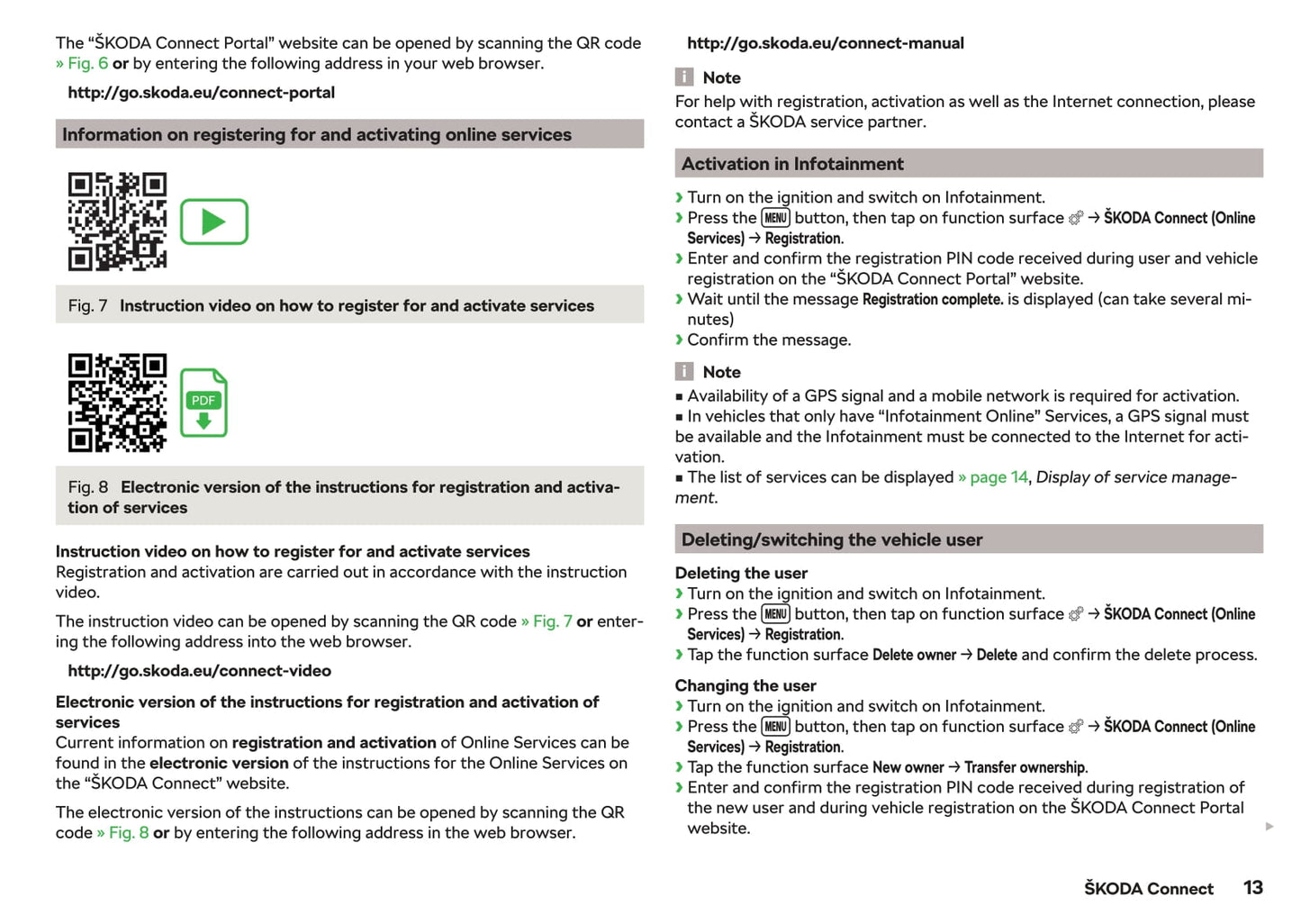 2018-2019 Skoda Rapid Spaceback Owner's Manual | English