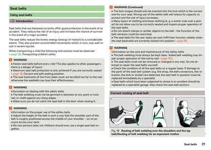 2018-2019 Skoda Rapid Spaceback Owner's Manual | English