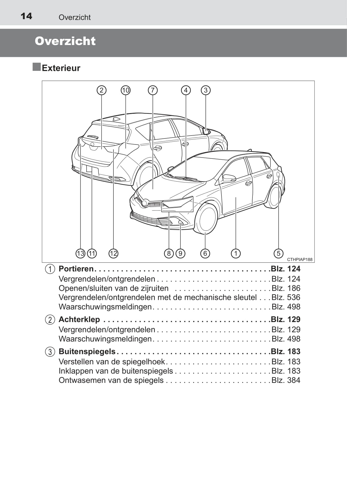 2018-2019 Toyota Auris Hybrid Bedienungsanleitung | Niederländisch