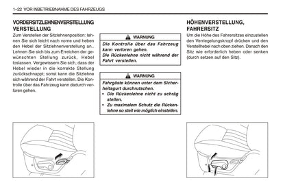 1998-2005 SsangYong Musso Manuel du propriétaire | Allemand