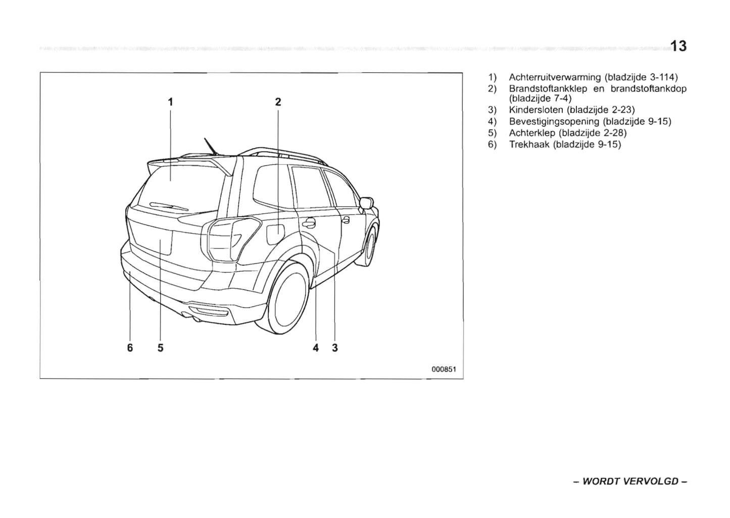 2016-2017 Subaru Forester Owner's Manual | Dutch