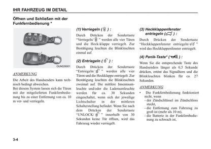 2002-2006 Kia Sorento Manuel du propriétaire | Allemand