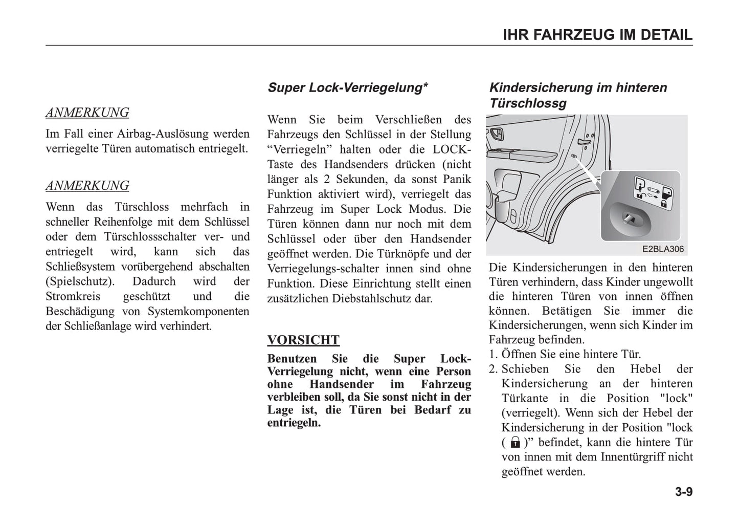 2002-2006 Kia Sorento Manuel du propriétaire | Allemand