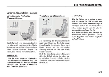 2002-2006 Kia Sorento Manuel du propriétaire | Allemand