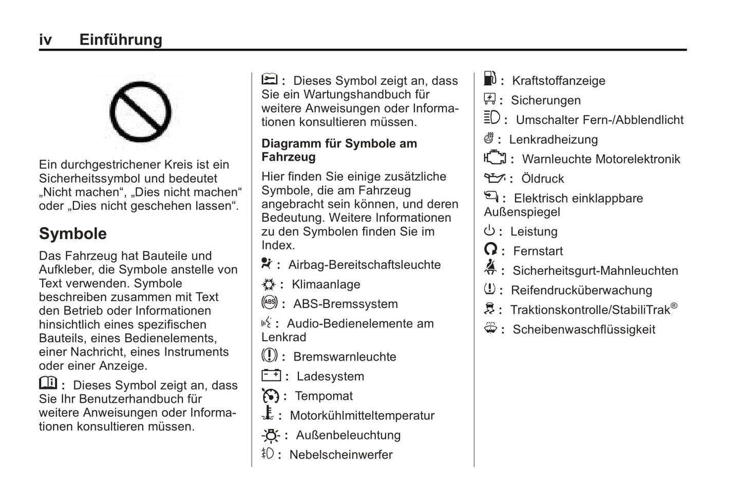 2015-2017 Cadillac SRX Owner's Manual | German