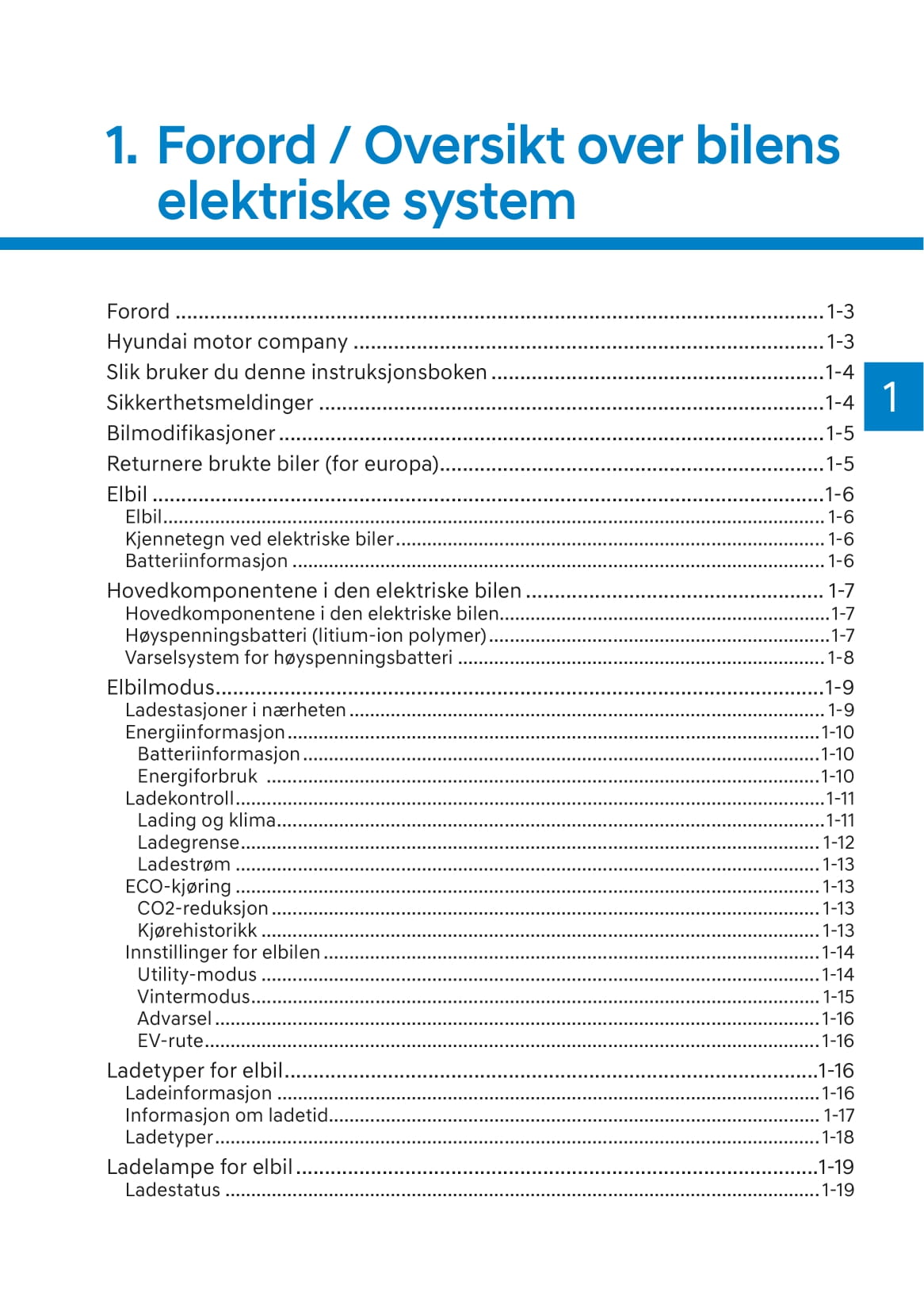 2021-2022 Hyundai Kona Electric Bedienungsanleitung | Norsk