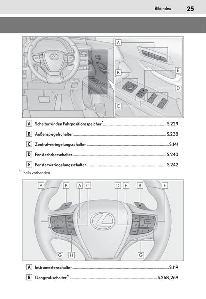 2019-2020 Lexus UX Bedienungsanleitung | Deutsch