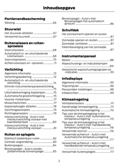 2020 Ford Fiesta Bedienungsanleitung | Niederländisch