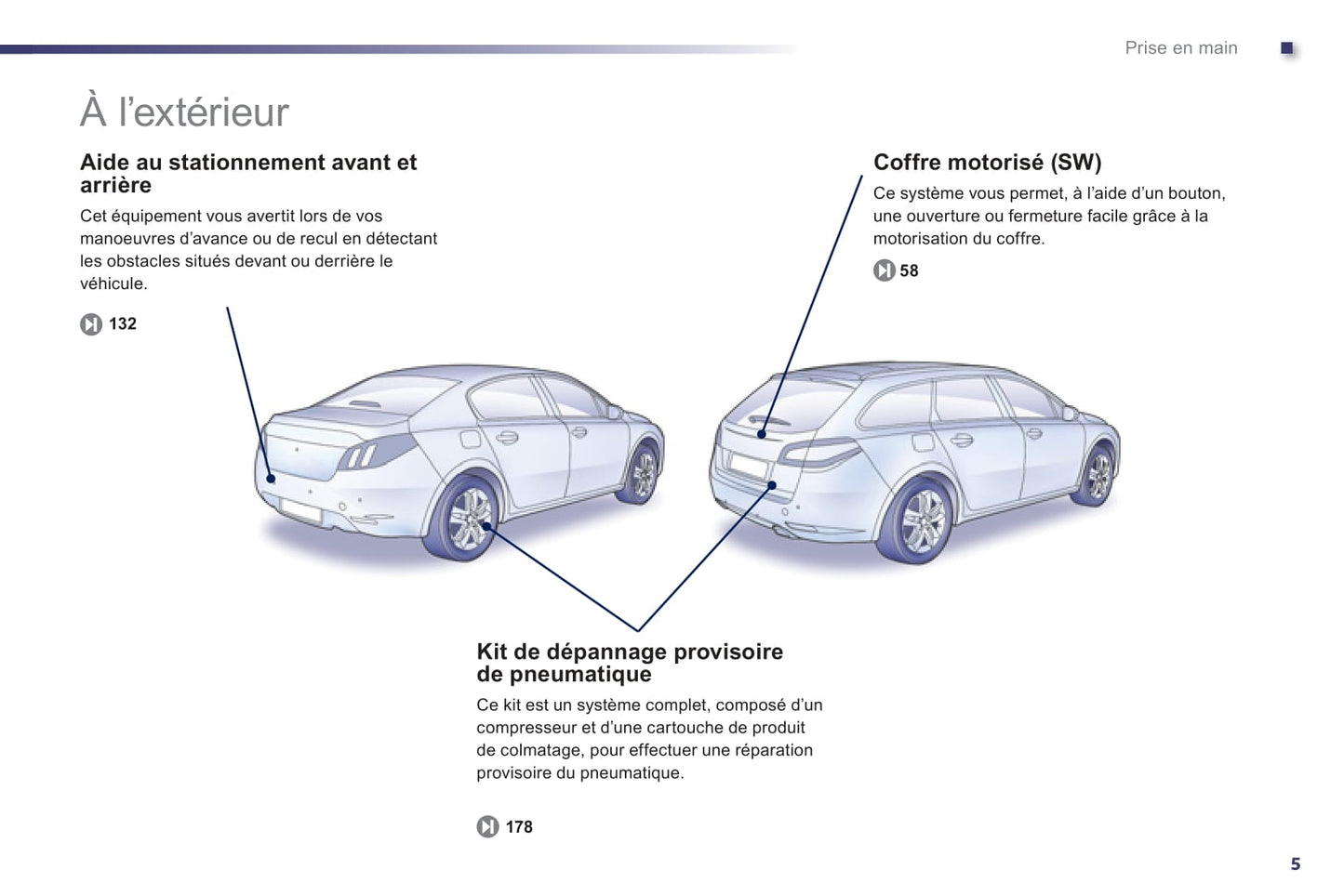 2012-2014 Peugeot 508 Bedienungsanleitung | Französisch